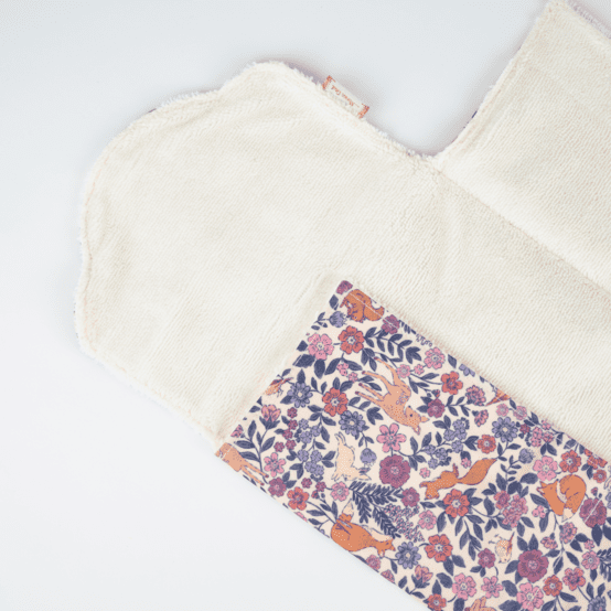 Tapis à langer comptine enchantée rose