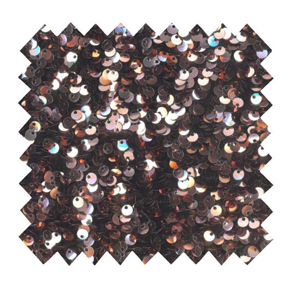 Tissu sequin sequins bronze