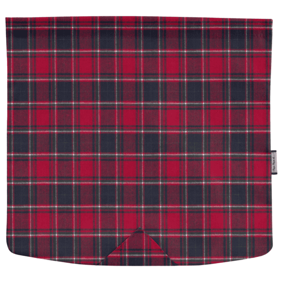 Rabat besace carré grand tartan rouge