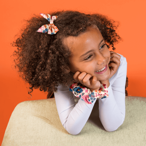 Barrette noeud papillon parfum d'antan