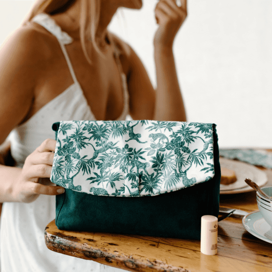 Rabat sac compagnon jungle vintage