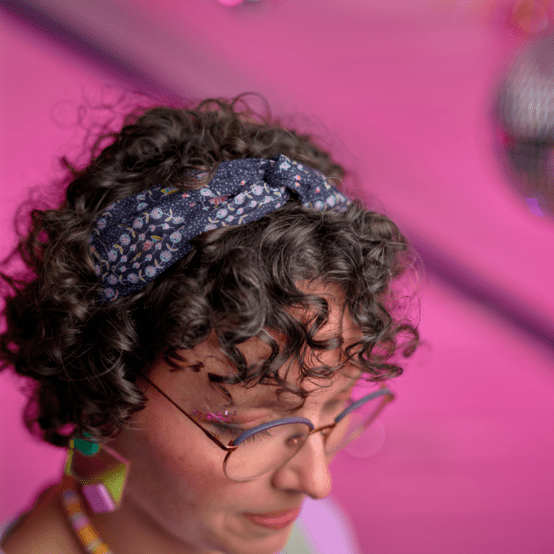 Bandeau croisé bleudana