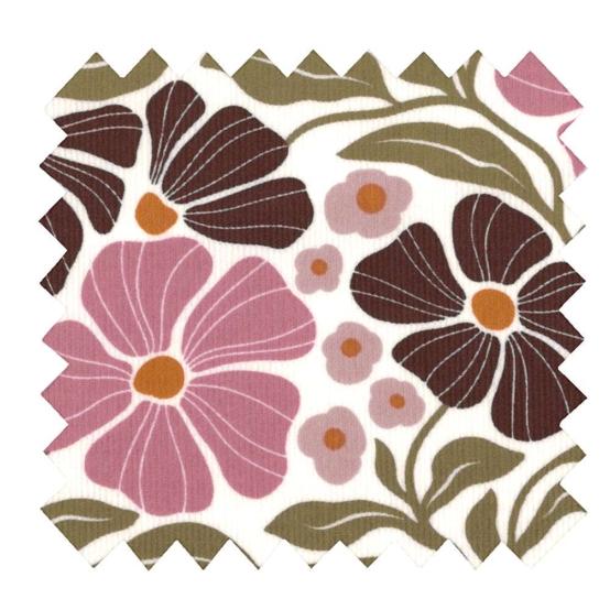 Tissu Milleraies ex2607 velours milleraies belle époque prune