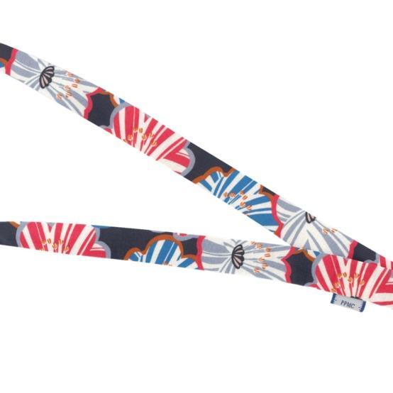 Porte-clés collier anémones rayées