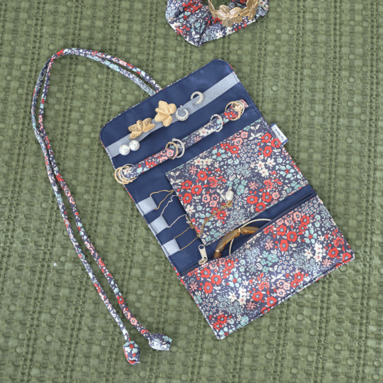 Pochette à bijoux jardin d'aurore