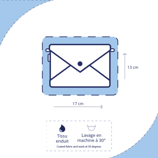 Pochette enveloppe moyenne mille et une fleurs