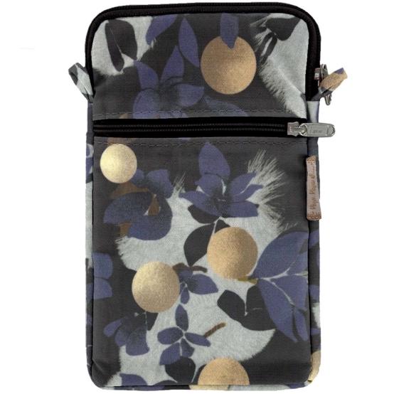 Pochette téléphone matelassée flocon doré