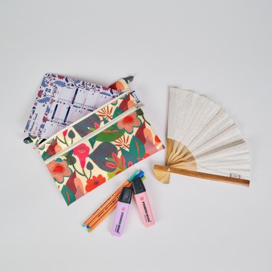 Pochette plate Aloïs fleurs des iles