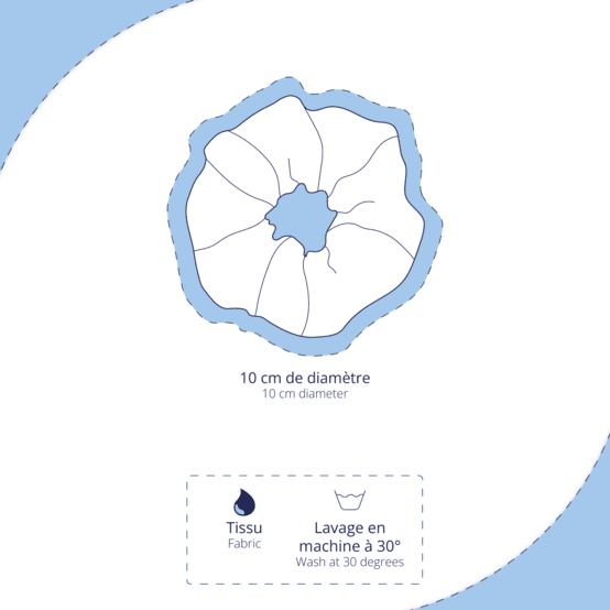 Chouchou suédine fauve