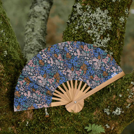 Eventail monet lilas