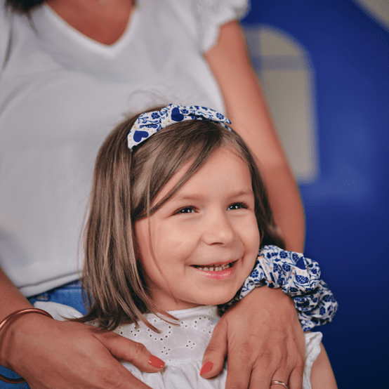 Serre-tête noeud scandinavia bleu