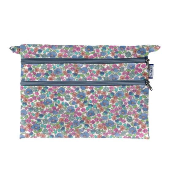 Pochette plate Aloïs pastel fleuri