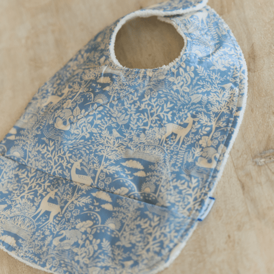 Bavoir tissu plastifié toile de biche