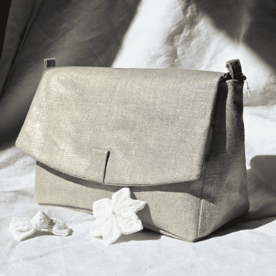 Base sac compagnon  lin doré