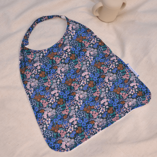 Serviette enfant élastique monet lilas