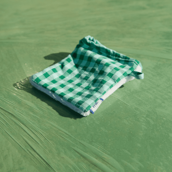 Mini-Gant Démaquillant vichy vert menthe