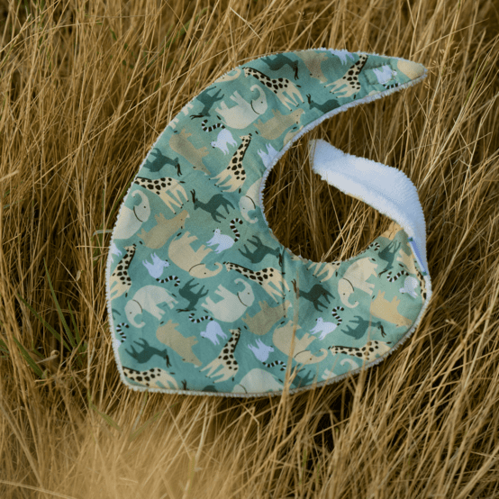 Bavoir bandana safari kaki
