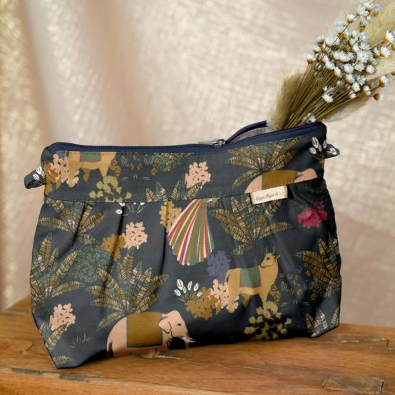 Pochette plissée eden indien
