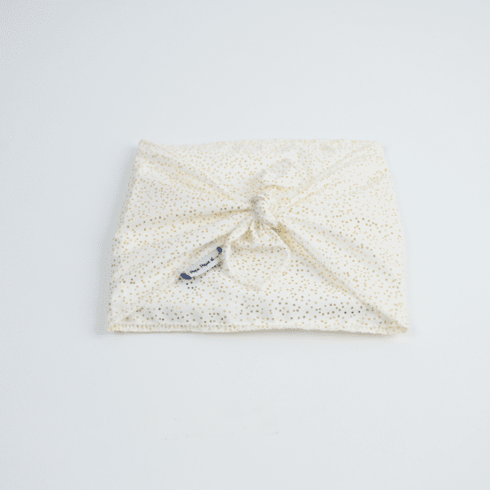 Fupochiki S (14 x 17 cm)  blanc pailleté