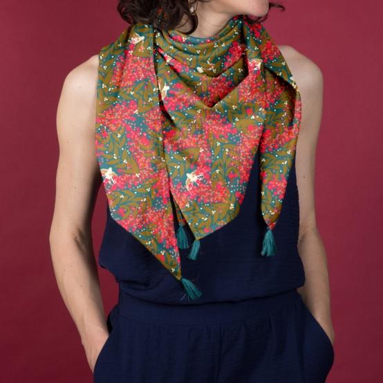 Foulard pompon ballet merveilleux