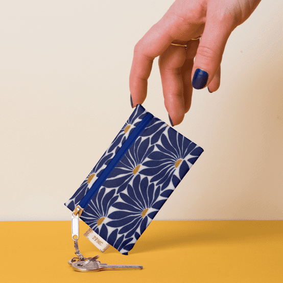 Pochette porte-clés soleil levant