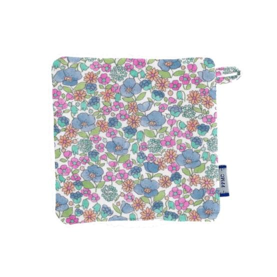 Carré Démaquillant Lavable pastel fleuri