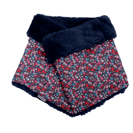 Echarpe tube adulte romance fleurie