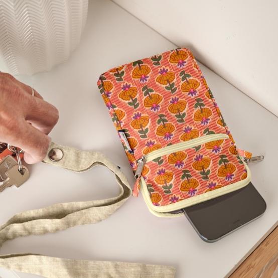 Pochette téléphone matelassée shanti