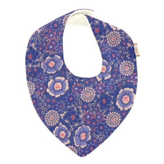 Bavoir bandana lavandula