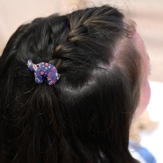 Barrette Eléphanteau lavandula