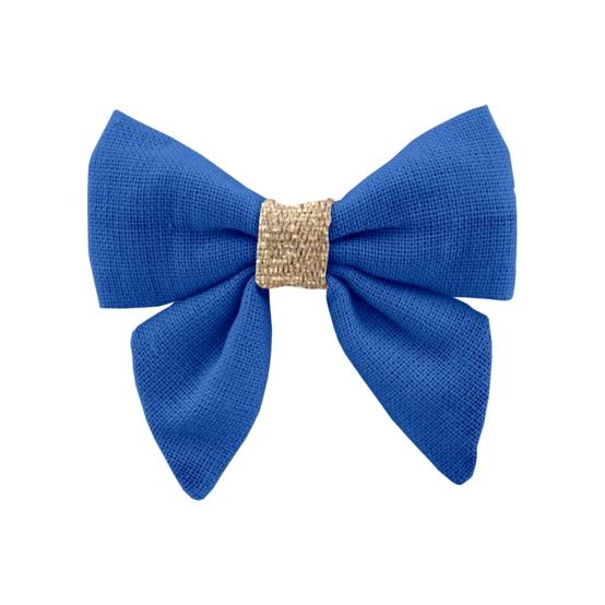 Barrette Mini Noeud Papillon bleu navy