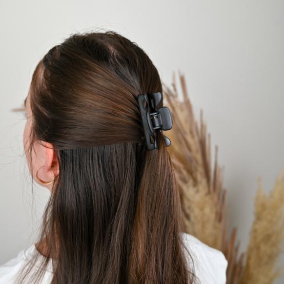 Petite pince classique noir mat