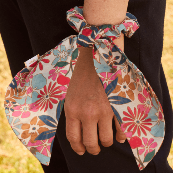 Foulchie court cerise en fleur