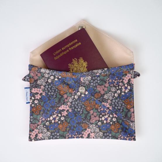 Pochette enveloppe moyenne monet lilas