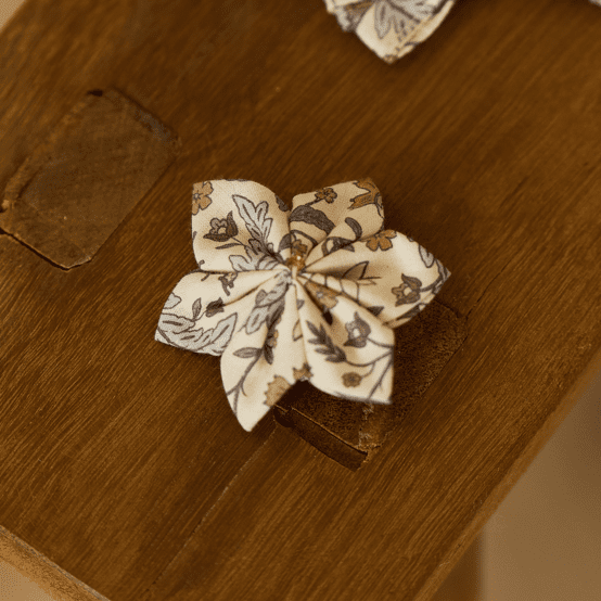 Barrette fleur étoile rêve de jasmin