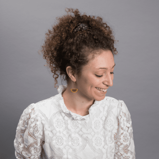 Chouchou  paille dorée noir