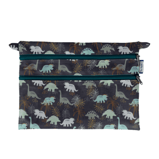 Pochette plate Aloïs jurassic dino marine
