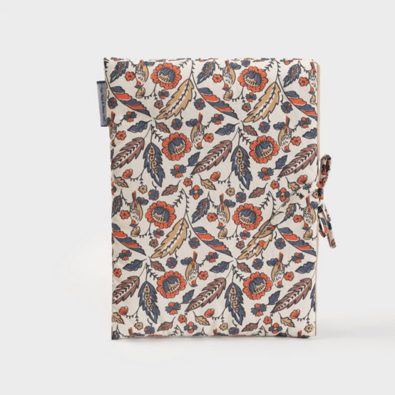 Grande pochette à livre broché plumes d'été