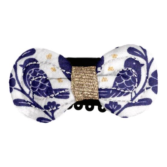 Barrette Noeud Anti-Glisse scandinavia bleu