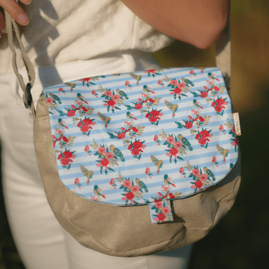 Rabat petite besace horizons fleuris