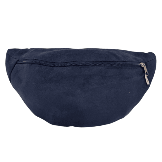 Sac banane suédine marine