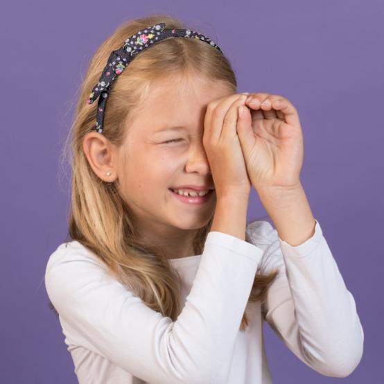 Serre-tête noeud bleudana