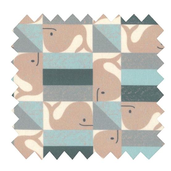 Coupon tissu 1 m ex2541 baleino vert