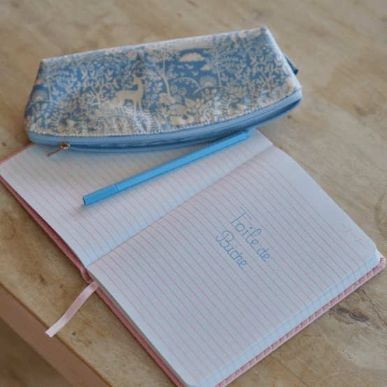 Trousse scolaire toile de biche