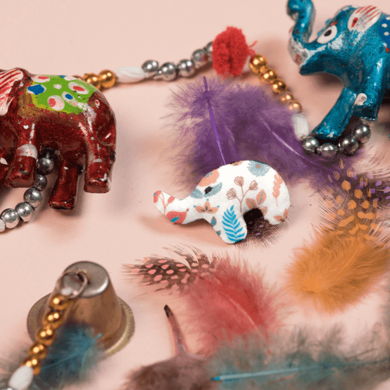 Barrette Eléphanteau douceur des bois