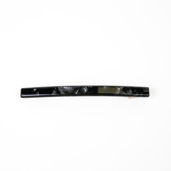 Barrette fine longue noir nacré