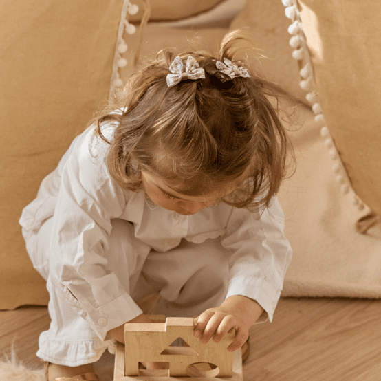 Barrette Mini Noeud Papillon rêve de jasmin