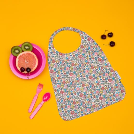 Serviette enfant élastique mille et une fleurs