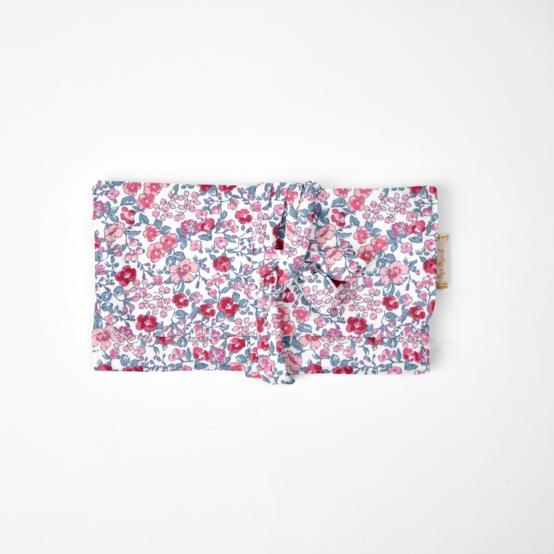 Pochette à bijoux rose grenadine