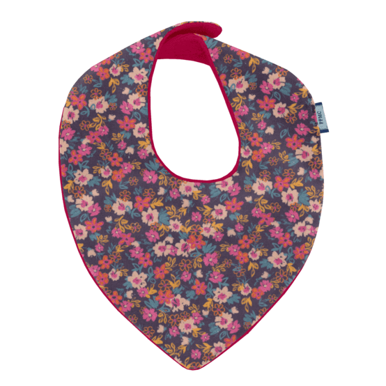 Bavoir bandana hippie fleurie